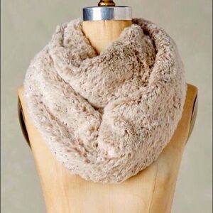 Anthropologie Madison 88 faux fur infinity scarf